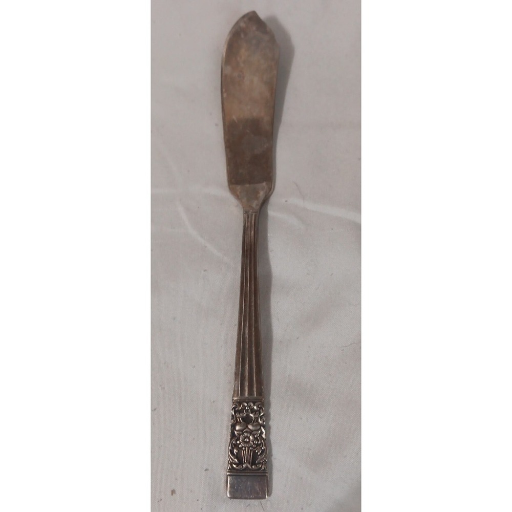 Vintage Oneida Community Replacement‎ Butter Knife Silver Plate Coronation READ